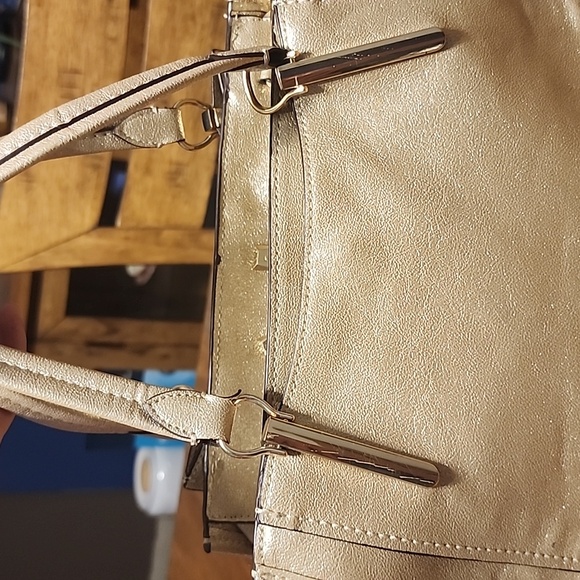Gianni Bini Metallic Gold Satchel - Picture 8 of 16